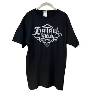 VINTAGE Anvil Organic 100% Cotton Y2K Black Grateful Dead 2003 Men's T-Shirt M